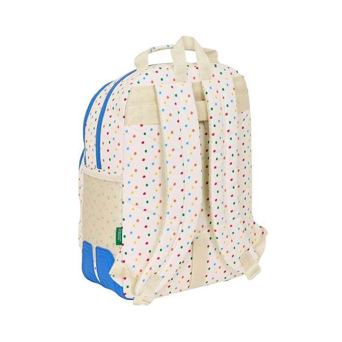 Mochila Escolar Benetton Topitos 32 x 42 x 15 cm 1