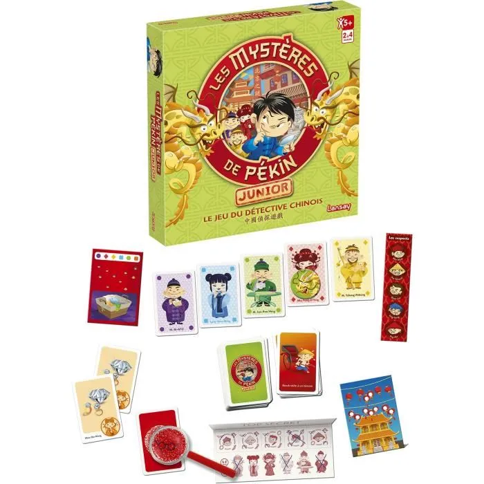 Lansay Les Mysteres De Pekin Junior Juego de detectives para niños a partir de 5 años 1