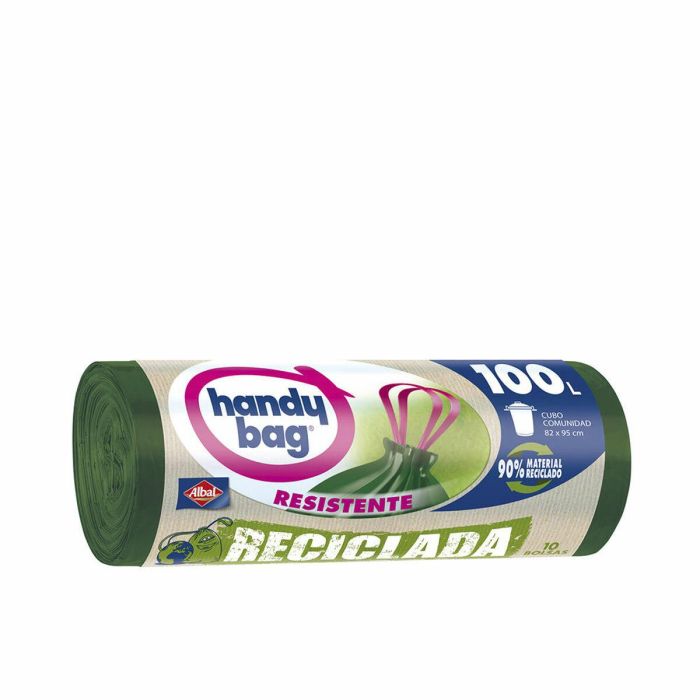 Albal Handy Bag Reciclada Bolsa Basura Resistente 100 Litros