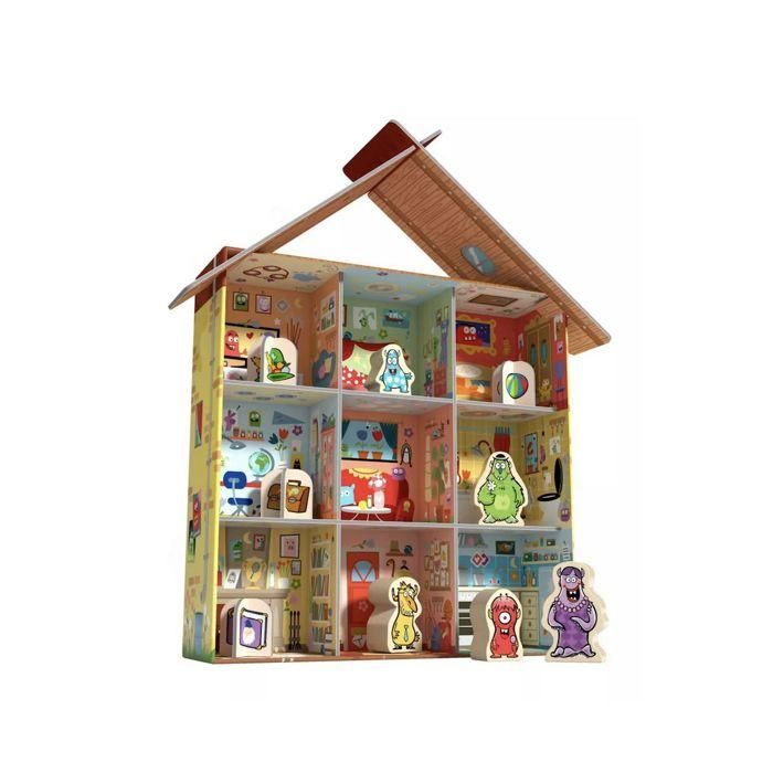 HABA - ¡Lógica! JUEGOS ¿Dónde se esconde Wanda? - Juego de lógica - Juegos de mesa para niños a partir de 4 años 1 HABA - ¡Lógica! JUEGOS ¿Dónde se esconde Wanda? - Juego de lógica - Juegos de mesa para niños a partir de 4 años 1
