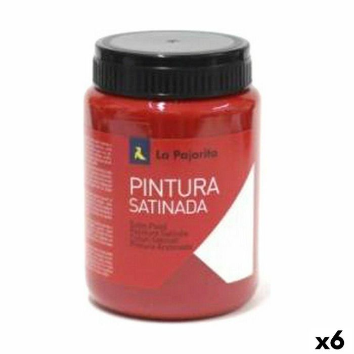 Témpera La Pajarita L-07 Vermilion 6 Piezas Rojo Escolar Satinado Témpera La Pajarita L-07 Vermilion 6 Piezas Rojo Escolar Satinado