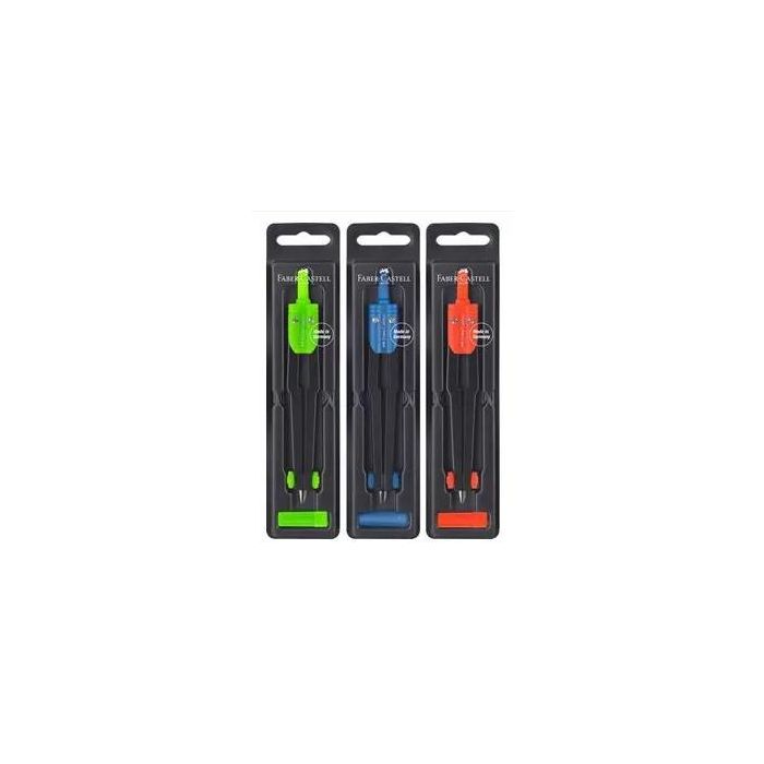 Faber Castell Compas Escolar Surtido 3 Colores Faber Castell Compas Escolar Surtido 3 Colores