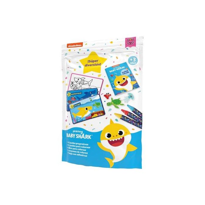 Juego Imagiland Bolsa De Actividades Baby Shark