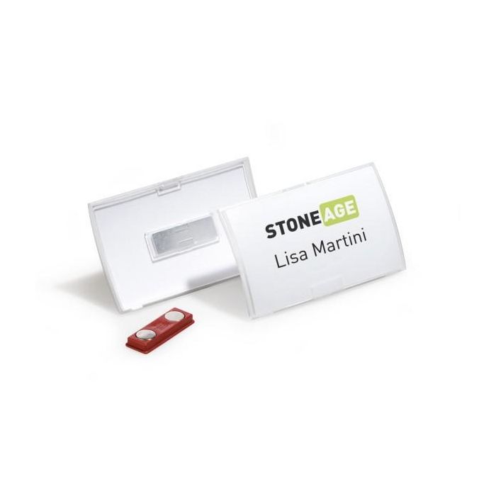 DURABLE Namensschild Click Fold m Magnet 40x75mm 10 St 1 DURABLE Namensschild Click Fold m Magnet 40x75mm 10 St 1