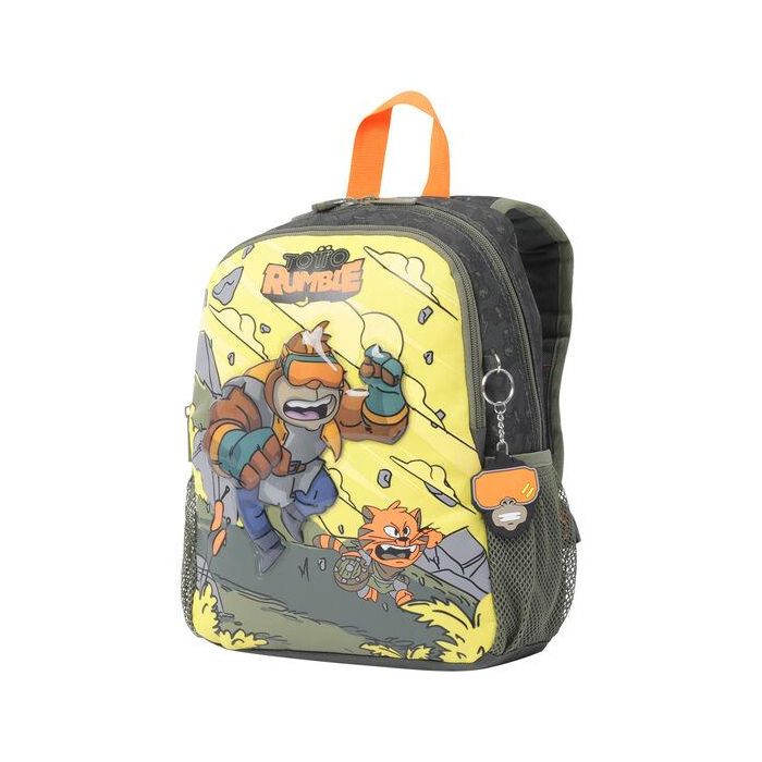 Totto Mochila Escolar Pequeña Infantil de Cartoons MJ04BWM001-2310-4DJS Verde 9 Litros 1