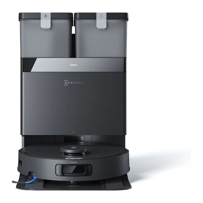 Ecovacs Deebot T30C Gen 2 - Robot aspirador y fregador con estación base de auto vaciado, bolsa para polvo, HEPA 10, LiDAR, Alexa, Google, negro