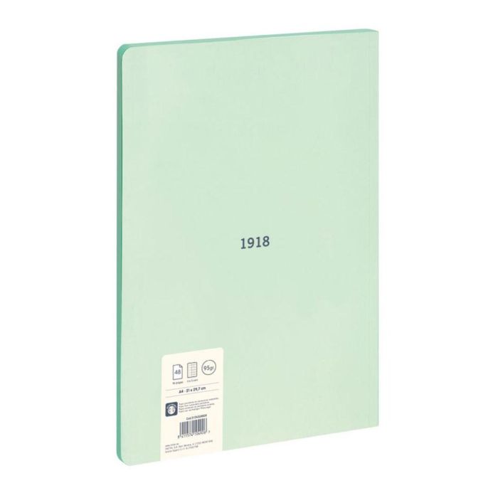 Libreta Encolada, Papel Cuadriculado, 48 Hojas A4, Serie 1918, Verde Milan 57243G48GR 1 Libreta Encolada, Papel Cuadriculado, 48 Hojas A4, Serie 1918, Verde Milan 57243G48GR 1