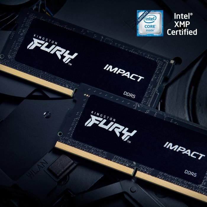 Kingston FURY Impact 32GB (2x16GB) 6000MT/s DDR5 CL38 SODIMM Kit XMP 13 Kingston FURY Impact 32GB (2x16GB) 6000MT/s DDR5 CL38 SODIMM Kit XMP 13