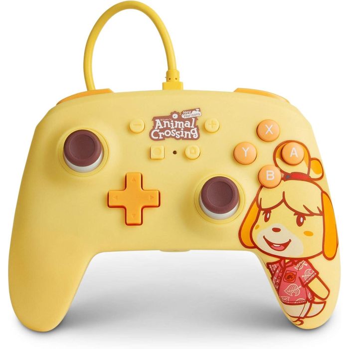 Power A Mando con Cable Mejorado para Nintendo Switch - Animal Crossing: Isabelle 1521521-01