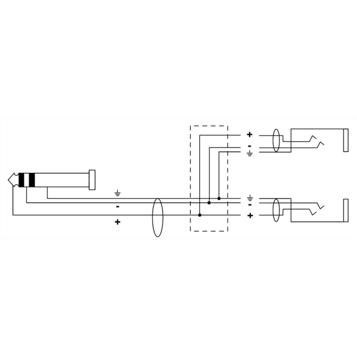 Cable Y Jack Estéreo/2 Jack Estéreo Hembra 30 Centimetros 1 Cable Y Jack Estéreo/2 Jack Estéreo Hembra 30 Centimetros 1