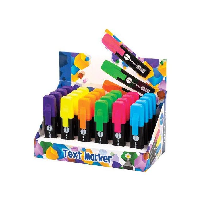 Marcador Fluor Centrum Expositor De 24