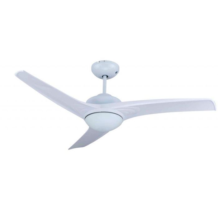 AVANT Ventilador de Techo con Luz y Mando a Distancia, 135 cm, 70 W, 3 Aspas, Color Blanco