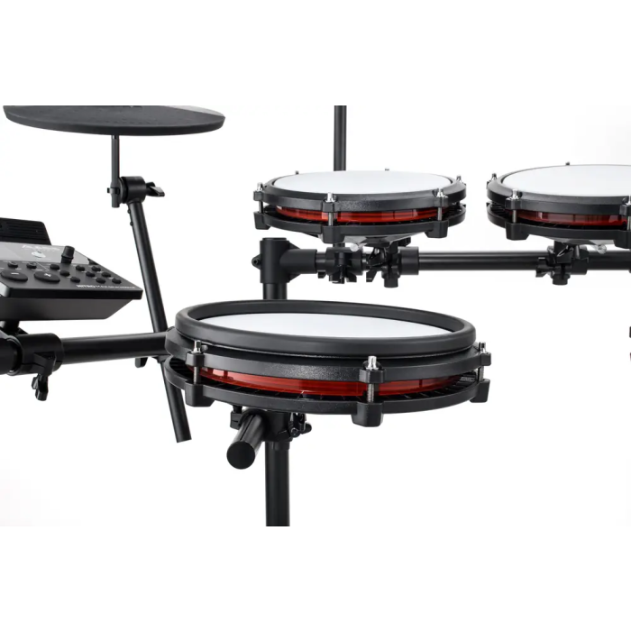 Alesis Nitro Max Kit Batería Electrónica con Parches de Malla Premium, Caja de 10", Tambores de 8", Bombo, Platillos de 10" con Choke y Módulo con Bluetooth 4