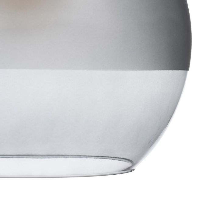 Lámpara Decoración Gris Cristal 30 X 30 X 25 cm