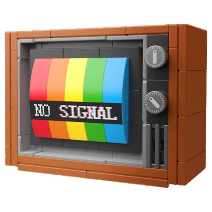 MADNESSTOYS Kit Construcción Televisión en Color 132pzs Bricks Pop Series - Revive la era retro con bloques