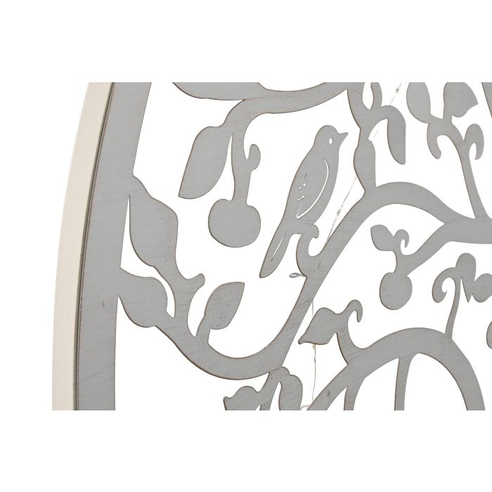Decoracion Pared Shabby DKD Home Decor Blanco 2 x 99 x 99 cm 3 Decoracion Pared Shabby DKD Home Decor Blanco 2 x 99 x 99 cm 3