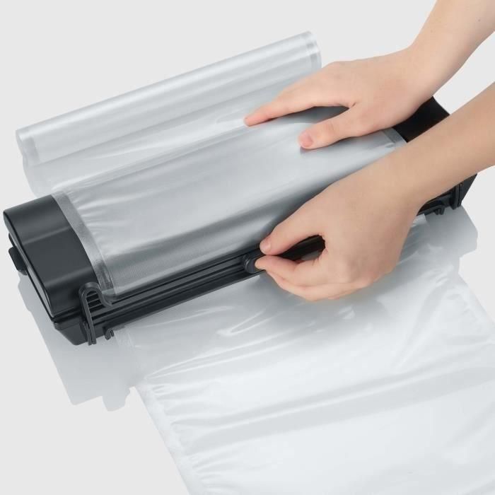 Severin FS3610 Sellador al vacío compacto automático FoodSave OneTouch | Mantiene alimentos frescos hasta 8x más | 110W | Negro 3