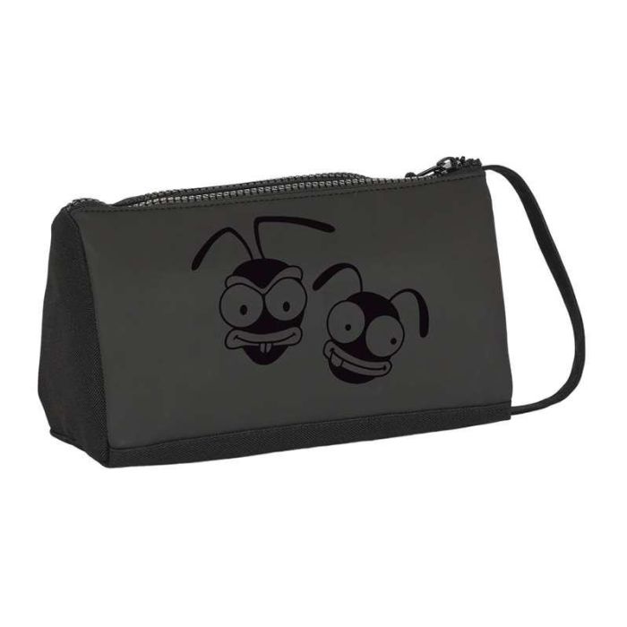 Estuche Escolar El Hormiguero Negro 20 x 11 x 8.5 cm 1 Estuche Escolar El Hormiguero Negro 20 x 11 x 8.5 cm 1