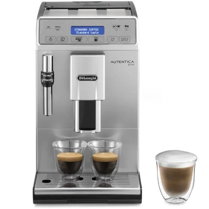 Delonghi ETAM29.620.SB Autentica Plus Cafetera Espresso Automática Compacta Táctil Plateada 0 Delonghi ETAM29.620.SB Autentica Plus Cafetera Espresso Automática Compacta Táctil Plateada 0