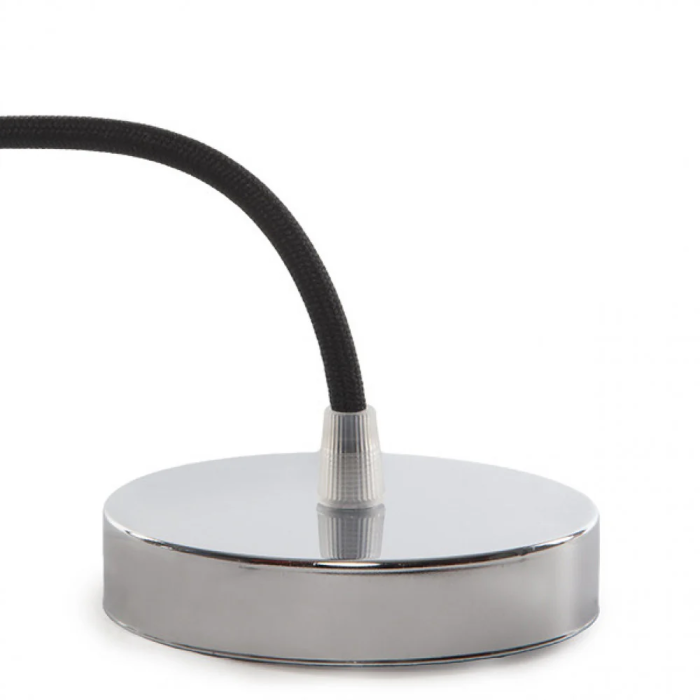 Pendel E27 Cable 1000mm Tela con Rosetón Portalámparas Metal [SC-MPL016] 2