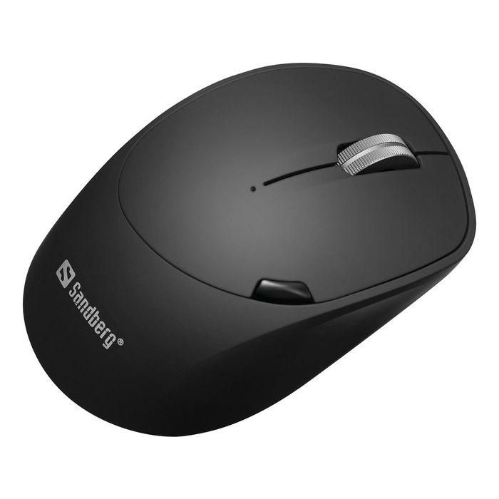 Sandberg Wireless Mouse Pro Recargable, 6 Botones, Conexión Dual Bluetooth y USB Dongle para Ordenador 0 Sandberg Wireless Mouse Pro Recargable, 6 Botones, Conexión Dual Bluetooth y USB Dongle para Ordenador 0