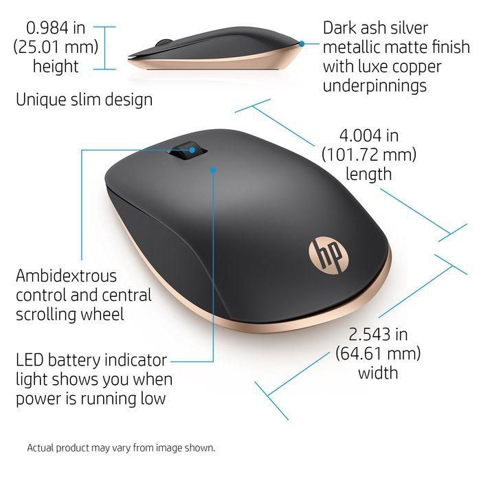 HP Z5000 Dark Ash Silver Wireless Mouse 13 HP Z5000 Dark Ash Silver Wireless Mouse 13