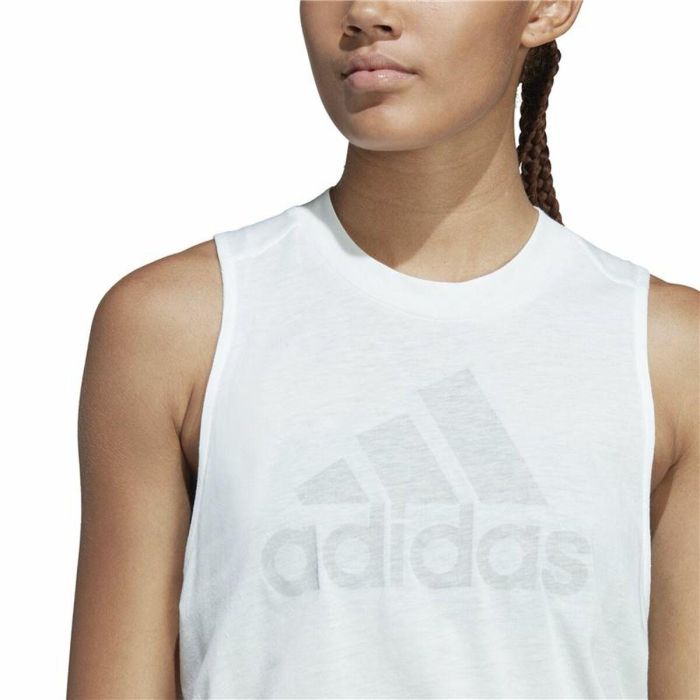 Camiseta para Mujer sin Mangas Adidas Future Icons 3.0 Blanco XS 2