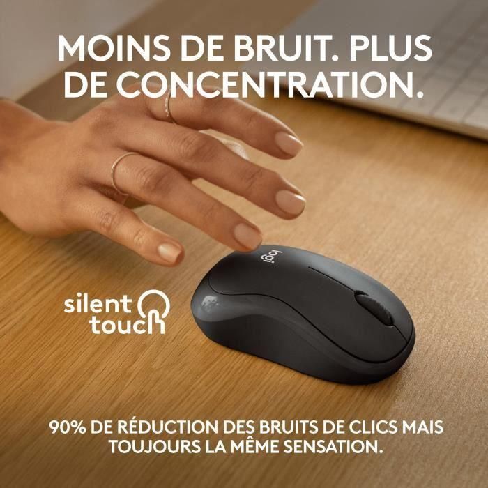 Logitech M240 Ratón Bluetooth Silencioso, 90% Menos Ruido de Clic, 18 Meses Autonomía de Batería, Diseño Ambidextro y Compacto para Viaje 2 Logitech M240 Ratón Bluetooth Silencioso, 90% Menos Ruido de Clic, 18 Meses Autonomía de Batería, Diseño Ambidextro y Compacto para Viaje 2