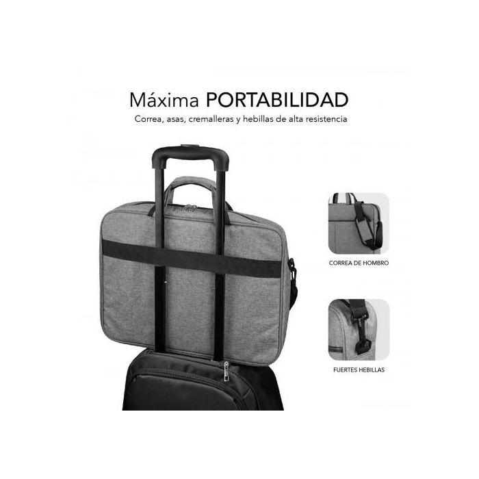 Maletín para Portátil Subblim SUB-LB-3ELB010 Gris 15,6" 2