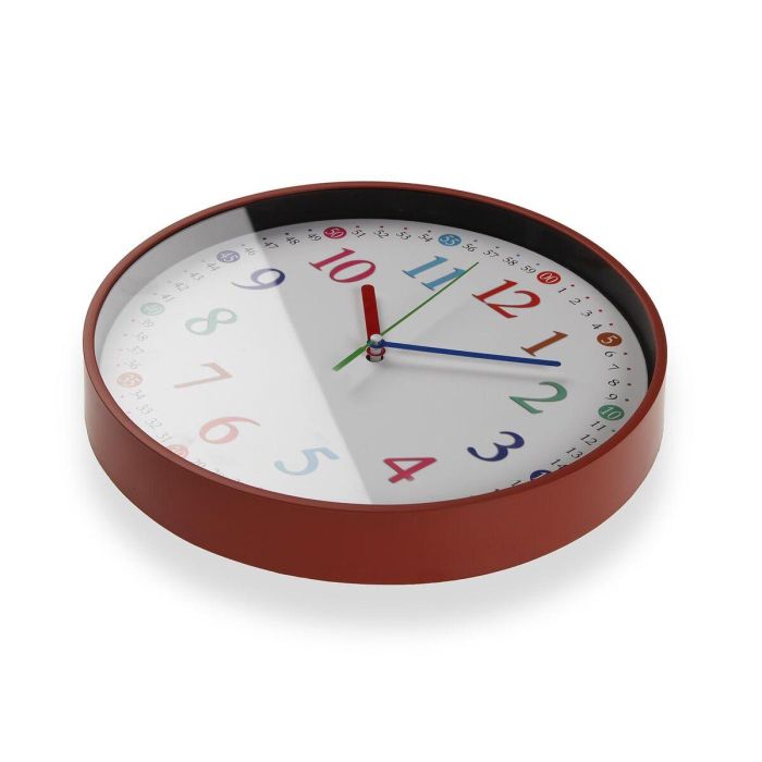 Reloj de Pared Versa Multicolor Plástico 30 x 30 x 4,5 cm 2 Reloj de Pared Versa Multicolor Plástico 30 x 30 x 4,5 cm 2