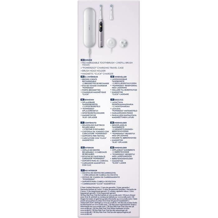 Cepillos de dientes - ORAL-B - Serie iO9s - Cuarzo Rosa (+1 recambio) - Eléctricos 3 Cepillos de dientes - ORAL-B - Serie iO9s - Cuarzo Rosa (+1 recambio) - Eléctricos 3