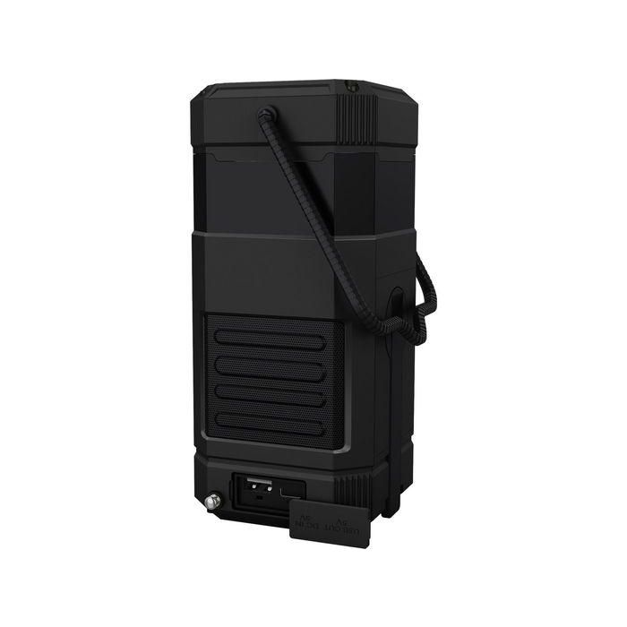 Sandberg Survivor Lantern All-in1 10000 Linterna Acampada, Powerbank, Altavoz Bluetooth, Radio DAB/FM, Carga Solar y Manivela, IPx5 2