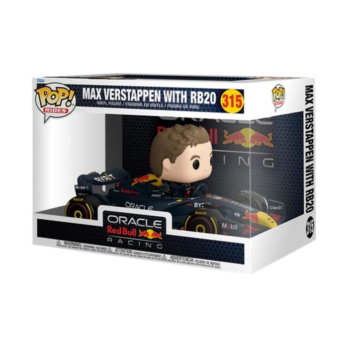 Funko 83921 Pop! Ride Super Deluxe: Max Verstappen con RB20 – Oracle Red Bull Racing F1 Figura Coleccionable de Vinilo 0 Funko 83921 Pop! Ride Super Deluxe: Max Verstappen con RB20 – Oracle Red Bull Racing F1 Figura Coleccionable de Vinilo 0