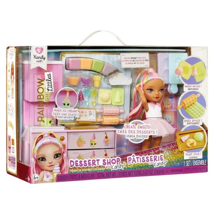 Set de juego rainbow high little dessert. tienda de dulces con kit de pasteleria con una muñeca exclusiva 20,3x29,20x13,46 cm 2 Set de juego rainbow high little dessert. tienda de dulces con kit de pasteleria con una muñeca exclusiva 20,3x29,20x13,46 cm 2