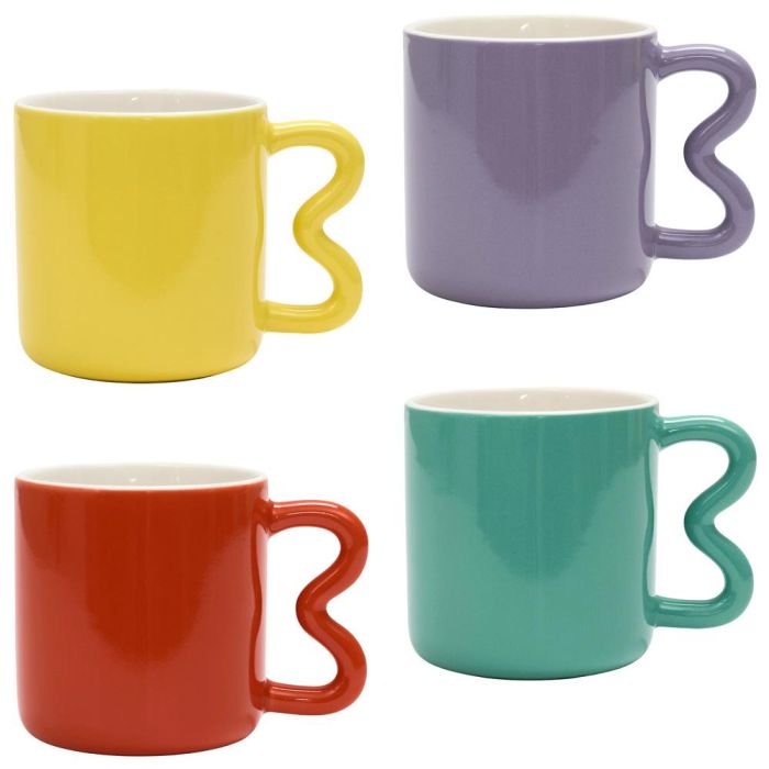 Mug Con Asa Zig Zag 340 Ml Home Deco Factory 2 Mug Con Asa Zig Zag 340 Ml Home Deco Factory 2