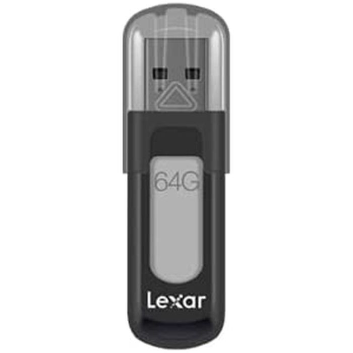 Memoria USB Lexar JumpDrive V100 Blanco Gris 64 GB 3 Memoria USB Lexar JumpDrive V100 Blanco Gris 64 GB 3