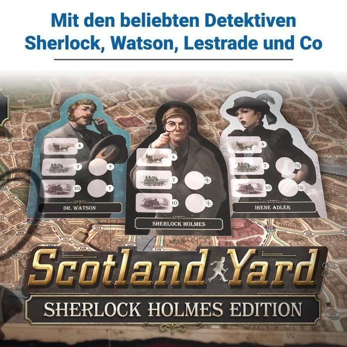 Scotland Yard Sherlock Holmes-Juego de estrategia 3 Scotland Yard Sherlock Holmes-Juego de estrategia 3