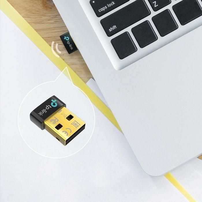 TP-Link UB500 Adaptador Bluetooth 5.0 USB Nano para PC/Portátil, Alta Velocidad, Largo Alcance, Conecta 7 Dispositivos 5