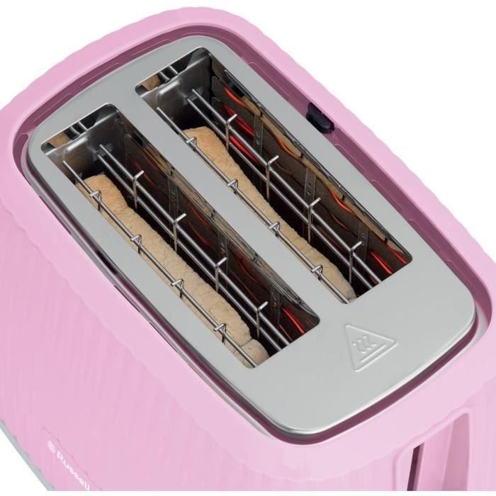 Russell Hobbs RUS5038061165425 Tostadora EDEN 800 W 2 ranuras color Frambuesa 4 Russell Hobbs RUS5038061165425 Tostadora EDEN 800 W 2 ranuras color Frambuesa 4