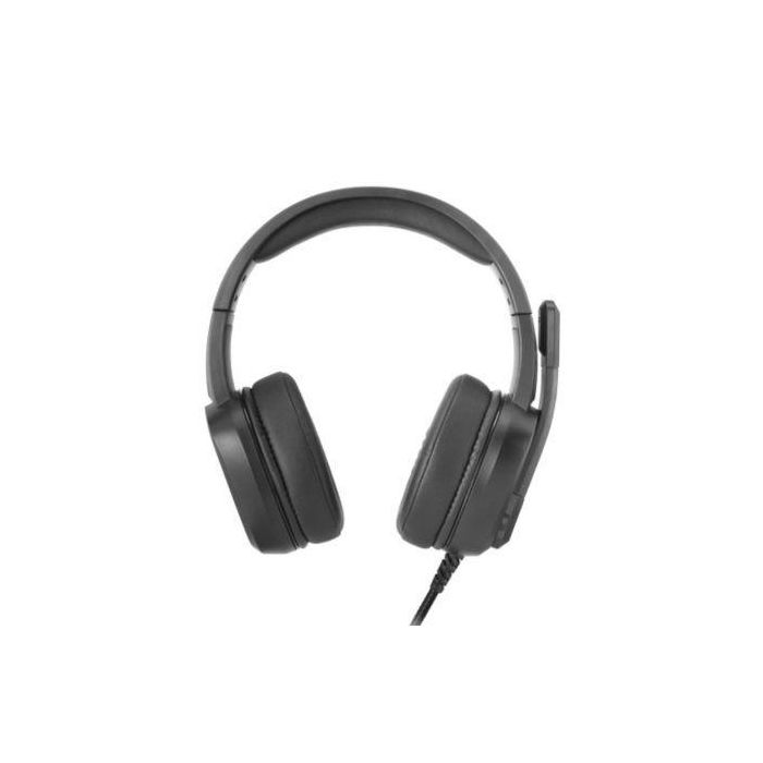 Mars Gaming MH320 Auriculares Gaming con Micrófono, Iluminación RGB Flow, Cancelación de Ruido, Jack 3.5mm, Multiplataforma, Negros 1