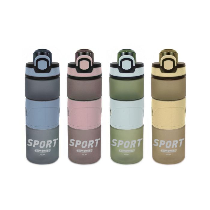 Bewinner Botella Deportiva Agua 500 ml, Ideal para Deportes (12 Unidades) 6 Bewinner Botella Deportiva Agua 500 ml, Ideal para Deportes (12 Unidades) 6