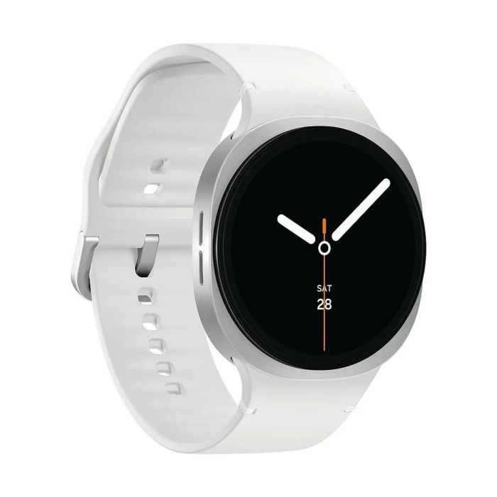 Samsung Galaxy Watch8 44 mm Wi-Fi EU silver white Reloj inteligente con GPS, monitor de frecuencia cardíaca y 32 GB de memoria