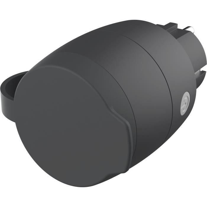 GAO AUC1697019356009 Kit 3 mini enchufes con mando a distancia + Mando a distancia, 230V, Blanco