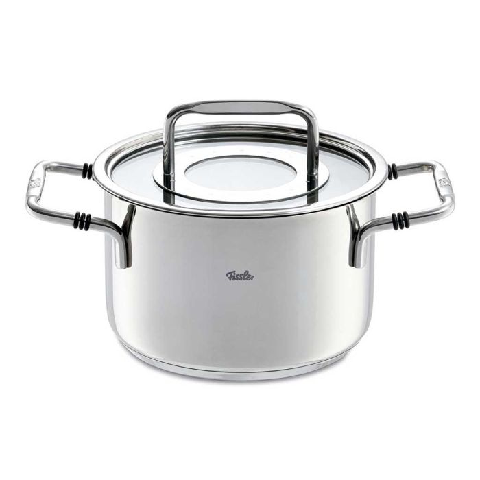 Fissler Olla Bonn con Tapa 16cm - 2.1L, Acero Inoxidable 18/10, Apto para Inducción, Ref. 086-112-16-000/0 Fissler Olla Bonn con Tapa 16cm - 2.1L, Acero Inoxidable 18/10, Apto para Inducción, Ref. 086-112-16-000/0