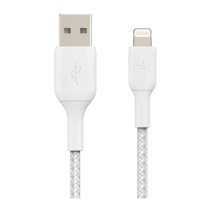 Cable USB a Lightning Belkin CAA002BT1MWH Blanco 1 m 3