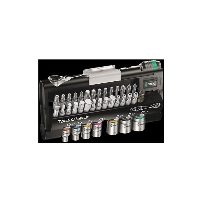Wera 05200995001 Juego de llaves de vaso y puntas Tool-Check Automotive 1/4" Métrico 38 cabezales PH1 PH2 PH3 1 Wera 05200995001 Juego de llaves de vaso y puntas Tool-Check Automotive 1/4" Métrico 38 cabezales PH1 PH2 PH3 1