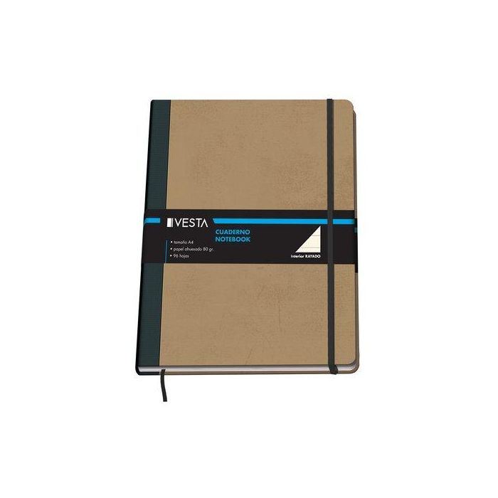 Cuaderno Vesta Nature A4 96H 80Gr. Horizontal Con Goma Cuaderno Vesta Nature A4 96H 80Gr. Horizontal Con Goma