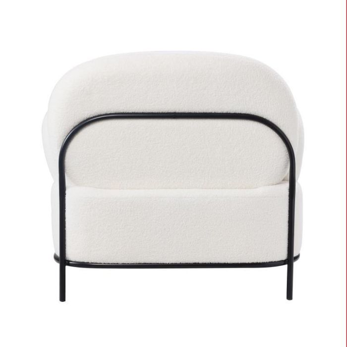 Butaca Moderno DKD Home Decor Blanco Negro 74 x 77 x 86 cm 3