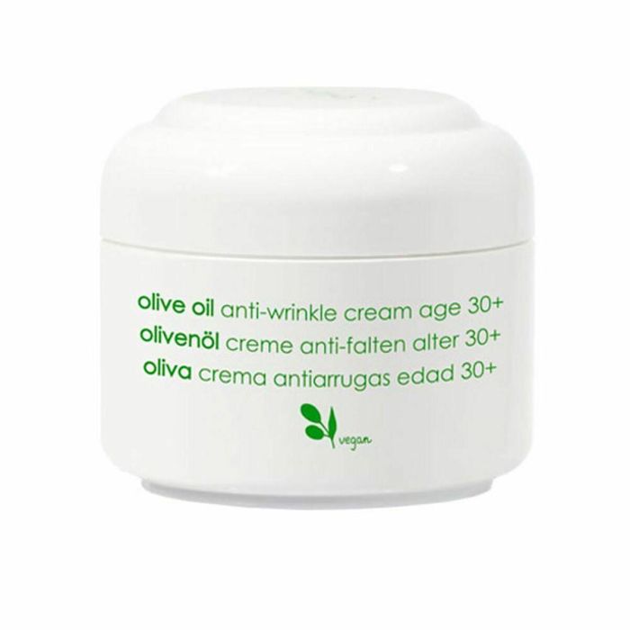Ziaja OLIVA Crema Facial Antiarrugas Antiedad para Mujer con Piel Seca, +30 Años. Hidratante, Nutritiva y Regeneradora. Vegana 50 ml.