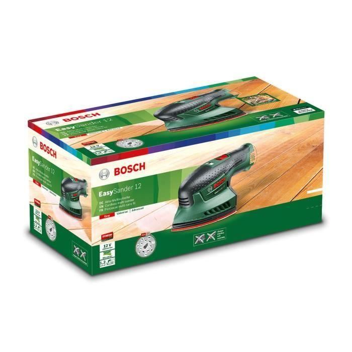 Bosch EasySander 12 Lijadora Múltiple Inalámbrica Sencilla Compacta PowerAutomatic para Lijado y Pulido 1 Bosch EasySander 12 Lijadora Múltiple Inalámbrica Sencilla Compacta PowerAutomatic para Lijado y Pulido 1